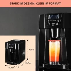Ice Volcano 2G Eismaschine LED 12kg Je 24h 2l 6-12min Schwarz -Haushaltsgerätegeschäft 10030844 DE 0006 usp