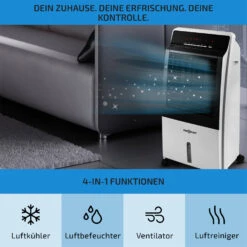 CTR-1 Heat 4-in-1 Luftkühler Heizgerät 2000 W 360 M³/h 8 Ltr Mobil -Haushaltsgerätegeschäft 10030880 de 0003 usp
