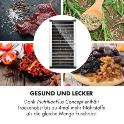 Fruit Jerky 14 Dörrautomat 1000W 30 Bis 70 °C 14 Etagen LC-Display -Haushaltsgerätegeschäft 10031317 de 0005 logo