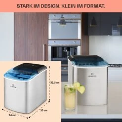 On-The-Rocks Eismaschine LED | 12kg Je 24h | 2.1l | Edelstahl Schwarz 14 On-The-Rocks Eismaschine LED | 12kg Je 24h | 2.1l | Edelstahl Schwarz -Haushaltsgerätegeschäft 10031372 de 0006 usp
