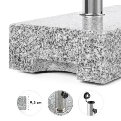 Schirmherr 25HSQ Sonnenschirmständer 25 Kg Balkon Grau Poliert 10 Schirmherr 25HSQ Sonnenschirmständer 25 Kg Balkon Grau Poliert -Haushaltsgerätegeschäft 10031463 yy 0004 detail Blumfeldt Schirmherr 25HSQ Sonnenschirmstaender