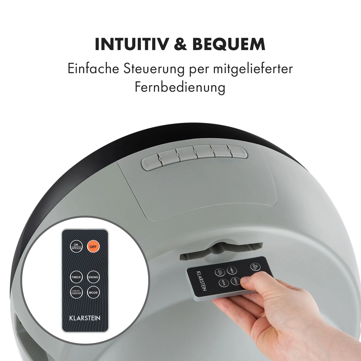 Whirlwind 3-in-1 Luftkühler Ventilator Luftbefeuchter 1600 M³/h 10 Whirlwind 3-in-1 Luftkühler Ventilator Luftbefeuchter 1600 M³/h – Bild 8