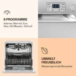 Amazonia 8 Geschirrspülmaschine 1620 Watt 8 Maßgedecke 49 DB Aquastop -Haushaltsgerätegeschäft 10031524 de 0004 logo