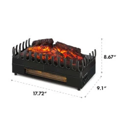 Kamini FX Elektrischer Kamin Kamineinsatz 1000/2000W 2W LED Schwarz 13 Kamini FX Elektrischer Kamin Kamineinsatz 1000/2000W 2W LED Schwarz -Haushaltsgerätegeschäft 10031575 uk 0006 logo