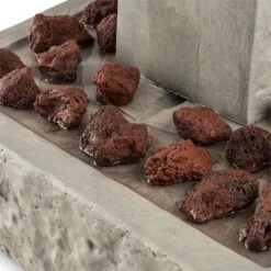 Trafalgar Gartenbrunnen 1,5m LED Fiberglas-Zement 4,5 Kg Ziersteine -Haushaltsgerätegeschäft 10031620 yy 0006 detail Blumfeldt Trafalgar Zierbrunnen Gartenbrunnen Tuff