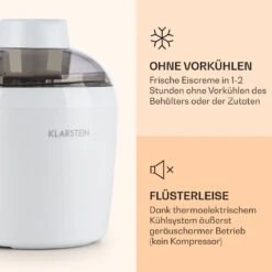 Schneeflöckchen Eiscremebereiter Thermoelektrisch 700ml Leise Weiß 11 Schneeflöckchen Eiscremebereiter Thermoelektrisch 700ml Leise Weiß -Haushaltsgerätegeschäft 10031663 de 0003 logo