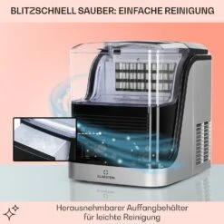 Kristall Eiswürfelmaschine Kristalleis 2 Größen 2,5l Wassertank -Haushaltsgerätegeschäft 10031891 de 0005 usp