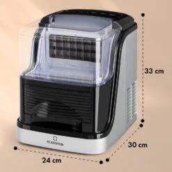 Kristall Eiswürfelmaschine Kristalleis 2 Größen 2,5l Wassertank -Haushaltsgerätegeschäft 10031891 yy 0011 dimensions