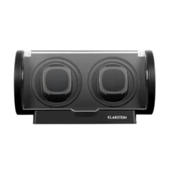 Lugano Uhrenbeweger Kunststoff 2 Uhren 4 Modi Schwarz 10 Lugano Uhrenbeweger Kunststoff 2 Uhren 4 Modi Schwarz -Haushaltsgerätegeschäft 10032007 yy 0003 front Klarstein Lugano Uhrenbeweger schwarz