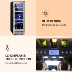 Vinovilla 17 Built-In Duo Weinkühlschrank 2 Zonen 53l 17 Fl. Glastür 15 Vinovilla 17 Built-In Duo Weinkühlschrank 2 Zonen 53l 17 Fl. Glastür -Haushaltsgerätegeschäft 10032030 de 0005 logo