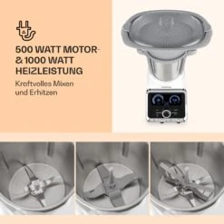 GrandPrix Küchenmaschine 500W / 1000W 2,5l Edelstahl-Rührschüssel -Haushaltsgerätegeschäft 10032089 de 0003 logo