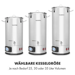 Maischfest Maischekessel 5 Teile 1500/3000W 25l LCD Touch -Haushaltsgerätegeschäft 10032121 de 0003 logo