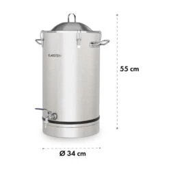 Maischfest Fermenter 25 Fermentierkessel 25 Ltr Gärröhrchen Edelstahl 13 Maischfest Fermenter 25 Fermentierkessel 25 Ltr Gärröhrchen Edelstahl -Haushaltsgerätegeschäft 10032122 yy 0006 logo Klarstein Maischfest Fermenter 25 Gaerkessel 25l
