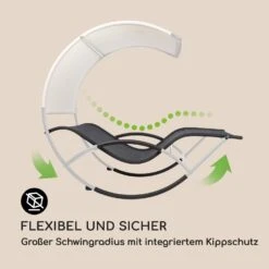 The Big Easy Schwingliege Silber, Wetterfest 350 Kg Max. UV- Schutz -Haushaltsgerätegeschäft 10032241 de 0003 logo