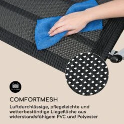 The Big Easy Schwingliege Silber, Wetterfest 350 Kg Max. UV- Schutz -Haushaltsgerätegeschäft 10032241 de 0004 logo