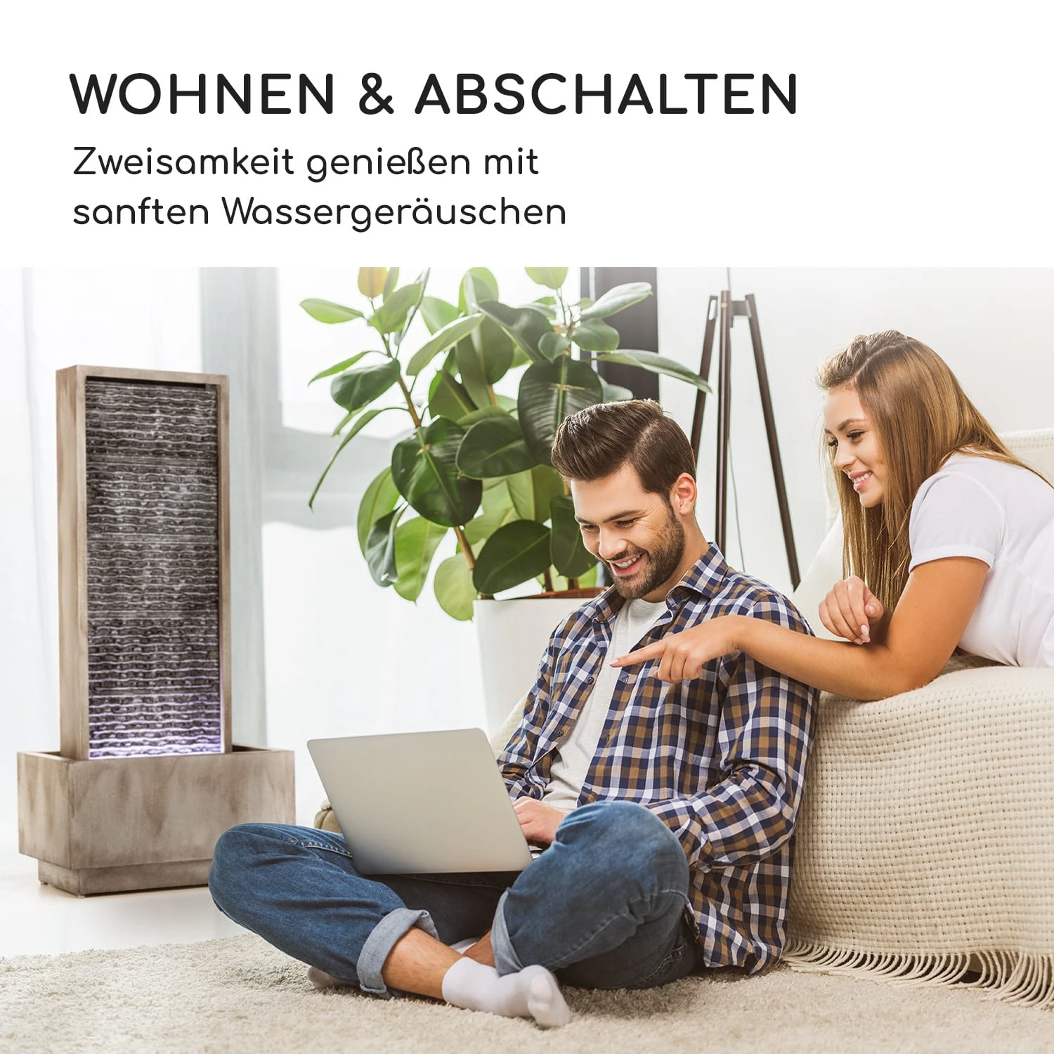 Imperia Gartenbrunnen In/Outdoor 10W Pumpe 10m Kabel Verzinkt 7 Imperia Gartenbrunnen In/Outdoor 10W Pumpe 10m Kabel Verzinkt – Bild 5