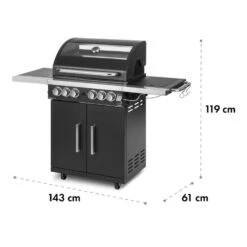 Tomahawk 4.2 SBG Gasgrill 6 Brenner 20,7 KW 64x42cm Grill Edelstahl -Haushaltsgerätegeschäft 10032308 yy 0012 logo Klarstein Tomahawk SBG Gasgrill Edelstahl