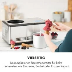 Dolce Bacio Eiscremebereiter Kompressor 2l LCD-Display Touch Edelstahl -Haushaltsgerätegeschäft 10032322 de 0002 logo