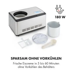 Dolce Bacio Eiscremebereiter Kompressor 2l LCD-Display Touch Edelstahl -Haushaltsgerätegeschäft 10032322 de 0005 logo