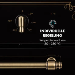 Victoria Einbaubackofen Retro-Design 9 Funktionen 50-250°C Schwarz 16 Victoria Einbaubackofen Retro-Design 9 Funktionen 50-250°C Schwarz -Haushaltsgerätegeschäft 10032460 de 0005 logo