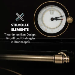 Victoria Einbaubackofen Retro-Design 9 Funktionen 50-250°C Schwarz 17 Victoria Einbaubackofen Retro-Design 9 Funktionen 50-250°C Schwarz -Haushaltsgerätegeschäft 10032460 de 0006 logo