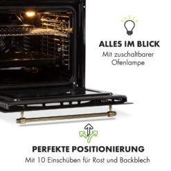 Victoria Einbaubackofen Retro-Design 9 Funktionen 50-250°C Schwarz 18 Victoria Einbaubackofen Retro-Design 9 Funktionen 50-250°C Schwarz -Haushaltsgerätegeschäft 10032460 de 0007 logo
