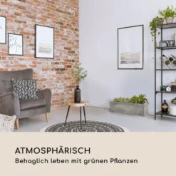 Solidflor Pflanztopf 75 X 20 X 20 Cm Fiberglas In-/Outdoor Hellgrau -Haushaltsgerätegeschäft 10032501 de 0003 logo