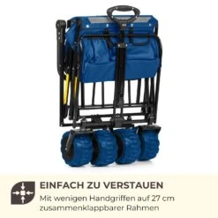 Easy Rider Bollerwagen Bis 70kg Teleskopstange Zusammenklappbar Blau -Haushaltsgerätegeschäft 10032542 de 0007 logo