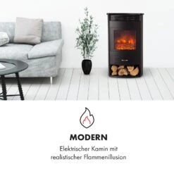 Bormio Elektrischer Kamin 950/1900W Thermostat Wochentimer -Haushaltsgerätegeschäft 10032590 de 0002 logo