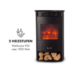 Bormio Elektrischer Kamin 950/1900W Thermostat Wochentimer -Haushaltsgerätegeschäft 10032590 de 0003 logo