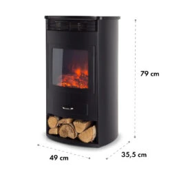 Bormio Elektrischer Kamin 950/1900W Thermostat Wochentimer -Haushaltsgerätegeschäft 10032590 de 0009 logo