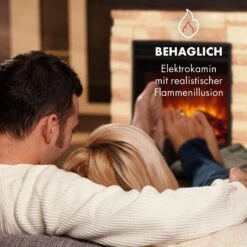 Kaprun Elektrischer Kamin 1800W Steindekor Polystone Fernbedienung -Haushaltsgerätegeschäft 10032596 de 0003 logo