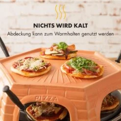 Capricciosa Pizzaofen 1500W Abdeckung Aus Terracotta Warmhaltefunktion -Haushaltsgerätegeschäft 10032597 de 0006 logo
