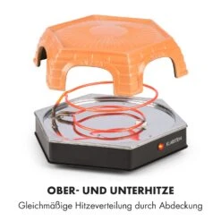 Capricciosa Pizzaofen 1500W Abdeckung Aus Terracotta Warmhaltefunktion -Haushaltsgerätegeschäft 10032597 de 0007 logo