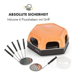 Capricciosa Pizzaofen 1500W Abdeckung Aus Terracotta Warmhaltefunktion -Haushaltsgerätegeschäft 10032597 de 0008 logo