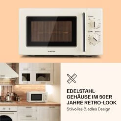 Caroline Mikrowellen-Grill 20 Ltr 700 W / 1000 W Ø 25,5cm Retro -Haushaltsgerätegeschäft 10032641 de 0005 logo