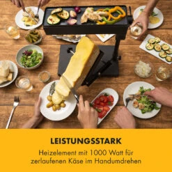 Appenzell Peak Raclette Mit Grill 1000W Thermostatschalter Schwarz -Haushaltsgerätegeschäft 10032694 de 0002 logo