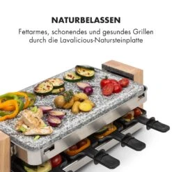 Prime-Rib Raclettegrill 8 Pers. 1500 W Natursteinplatte Edelstahl Holz -Haushaltsgerätegeschäft 10032695 de 0003 logo