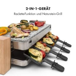 Prime-Rib Raclettegrill 8 Pers. 1500 W Natursteinplatte Edelstahl Holz -Haushaltsgerätegeschäft 10032695 de 0004 logo