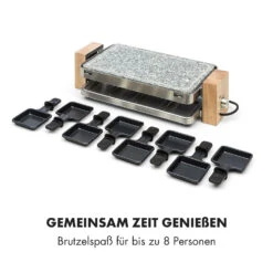 Prime-Rib Raclettegrill 8 Pers. 1500 W Natursteinplatte Edelstahl Holz -Haushaltsgerätegeschäft 10032695 de 0006 logo