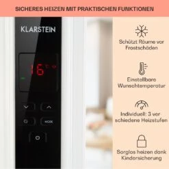 Thermaxx 2500 Ölradiator 2500W 5-35° C 24h-Timer Weiß/schwarz -Haushaltsgerätegeschäft 10032775 de 0004 usp