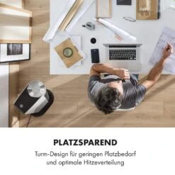 Hightower Heat Deluxe Heizlüfter Ventilator 2200W Thermostat 35°C -Haushaltsgerätegeschäft 10032777 de 0006 logo