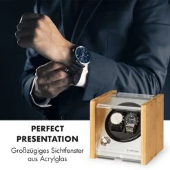 Hanoi 2 Uhrenbeweger, 2 Uhren, 3 Geschwindigkeiten, 4 Modi, Bambus -Haushaltsgerätegeschäft 10032797 de 0002 logo