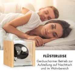 Hanoi 2 Uhrenbeweger, 2 Uhren, 3 Geschwindigkeiten, 4 Modi, Bambus -Haushaltsgerätegeschäft 10032797 de 0006 logo