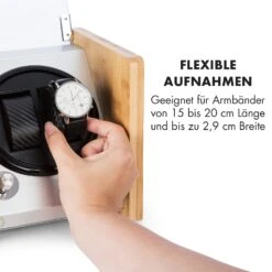 Hanoi 2 Uhrenbeweger, 2 Uhren, 3 Geschwindigkeiten, 4 Modi, Bambus -Haushaltsgerätegeschäft 10032797 de 0007 logo