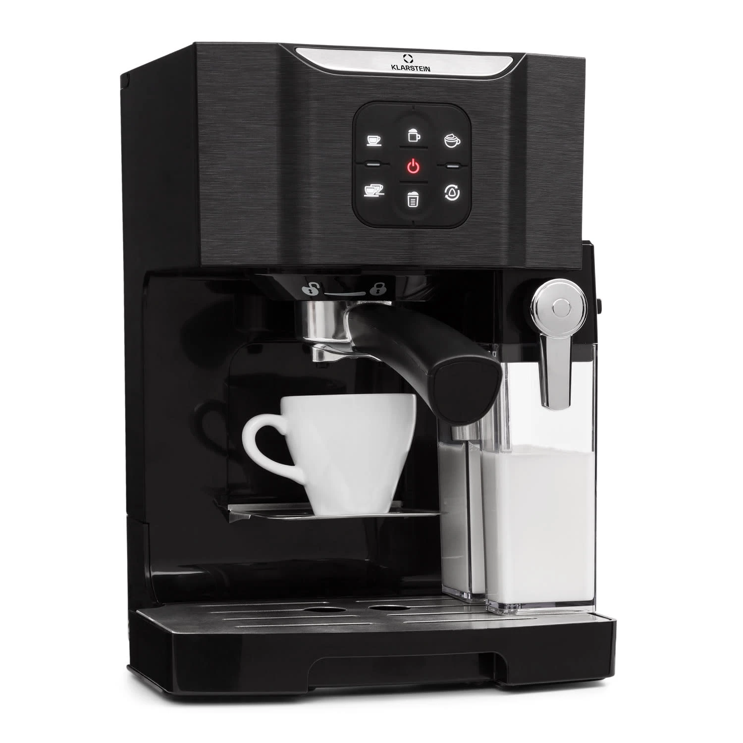 BellaVita Kaffeemaschine 3-in-1 1450 W 20 Bar Milchschäumer 3 BellaVita Kaffeemaschine 3-in-1 1450 W 20 Bar Milchschäumer