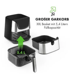 AeroVital Deluxe Heißluftfritteuse 1700W 5,4 Liter Edelstahl -Haushaltsgerätegeschäft 10032849 de 0009 logo