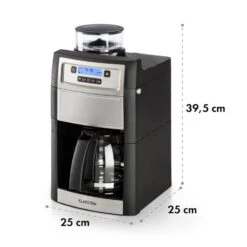 Aromatica II Duo Kaffeemaschine, Integriertes Mahlwerk, 1,25 L Silber -Haushaltsgerätegeschäft 10032865 yy 0011 logo Klarstein Aromatica II Duo Kaffeemaschine schwarz