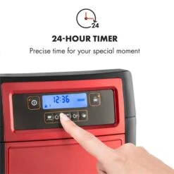 Aromatica II Duo Kaffeemaschine, Integriertes Mahlwerk, 1,25 L, Rot -Haushaltsgerätegeschäft 10032866 yy 0005 logo Klarstein Aromatica II Duo Kaffeemaschine rot