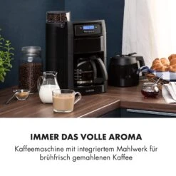Aromatica II Set Kaffeemaschine, Mahlwerk, 1,25 L, Schwarz -Haushaltsgerätegeschäft 10032874 de 0002 logo